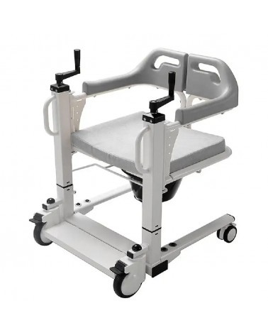 Patient Lift Transfer Chair Wheelchair Lightweight Rolling Shower